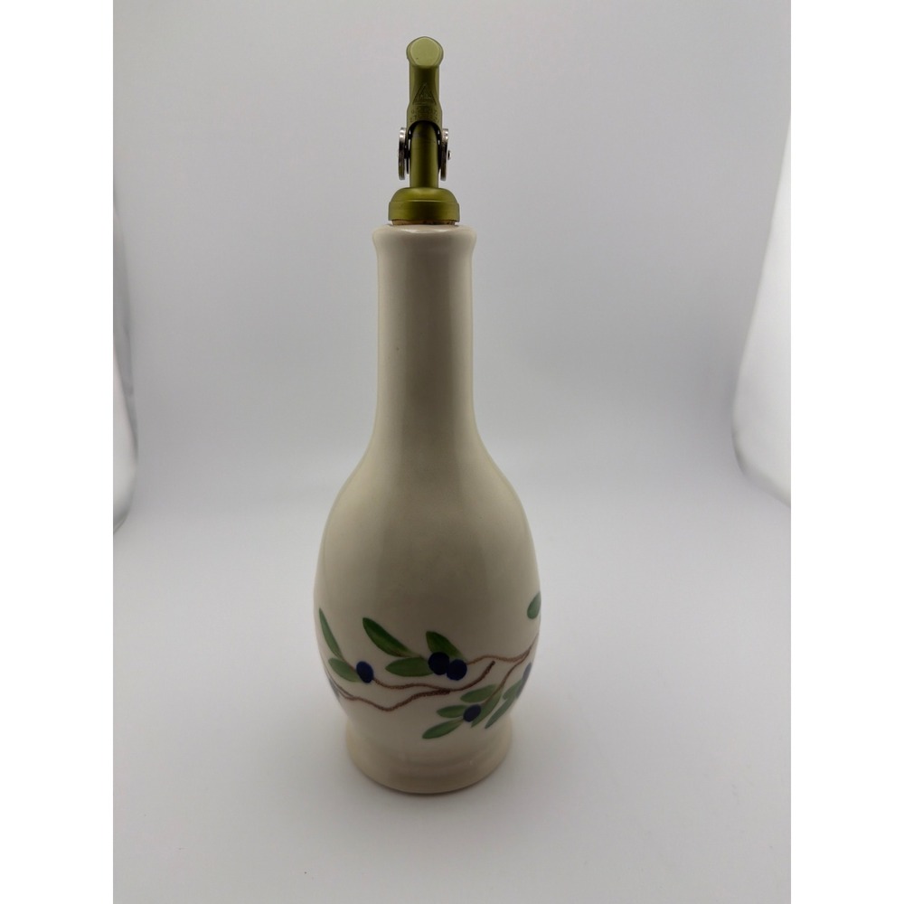 Emerson Creek Pottery 2001 Olive Oil Dispenser Hand Painted